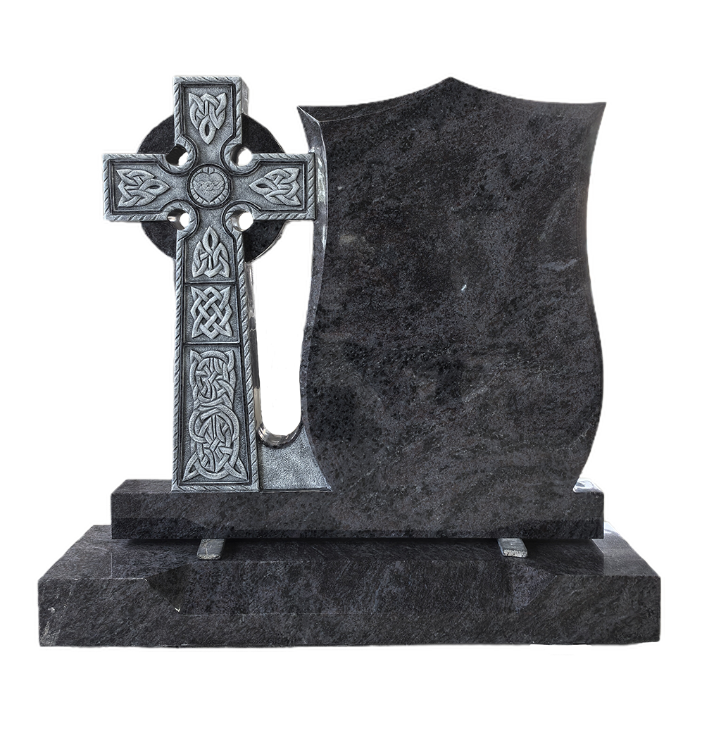 The "Celtic Heritage" Sculpted Cross Memorial