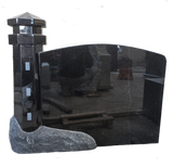 Lighthouse Shoulder Upright Granite Monument